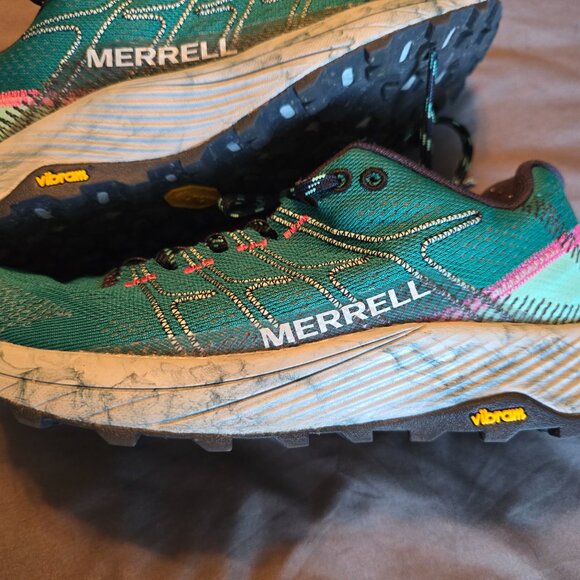 Merrell Womens J066814 Moab Teal Green Float Pro Vibram Flight Hiking Running 5. - Picture 4 of 14